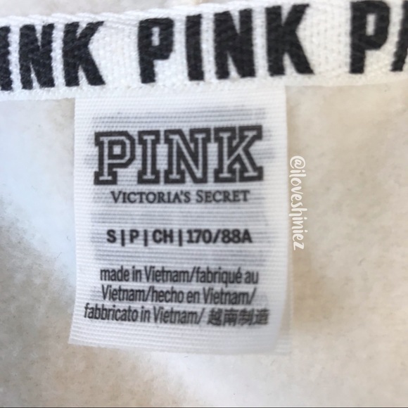 •Victoria's Secret PINK• Velvet Crop Hoodie S - Picture 6 of 6